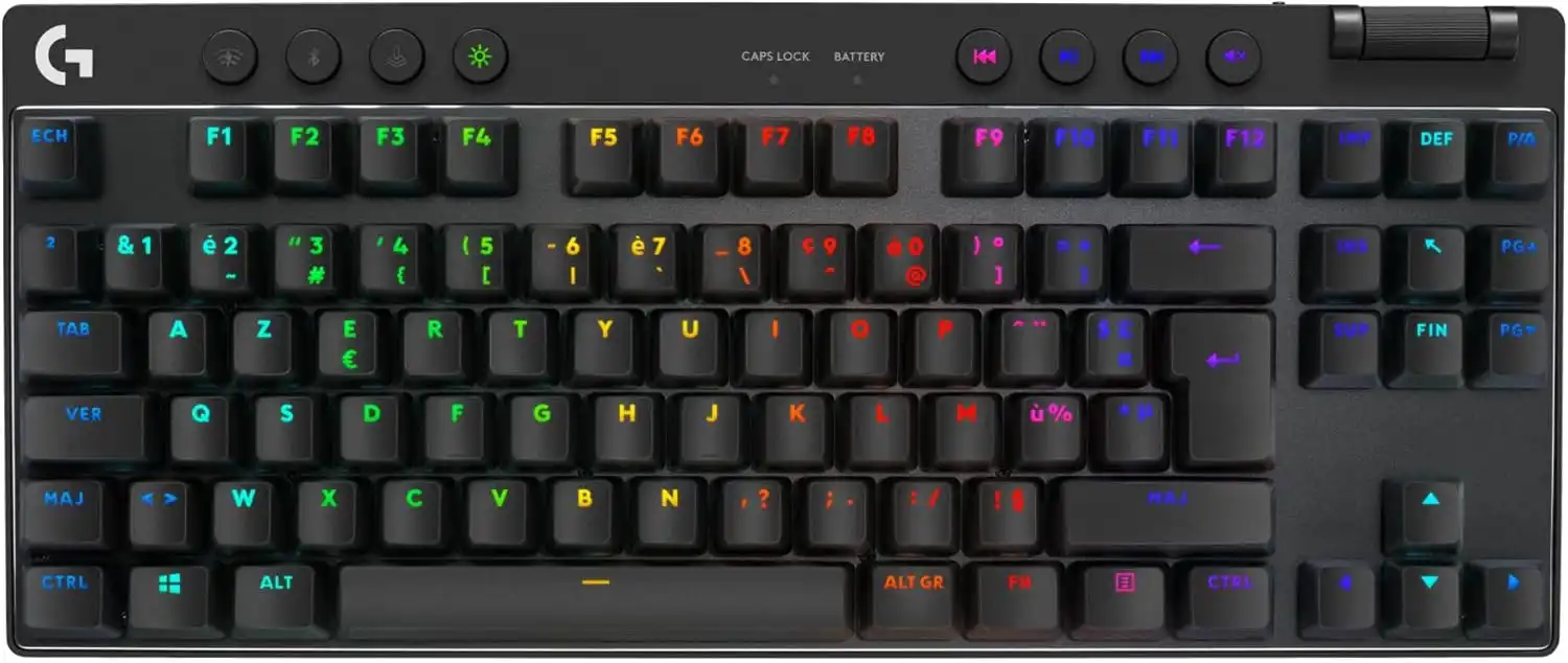 ogitech G PRO X TKL LIGHTSPEED Gaming Keyboard - NOIR