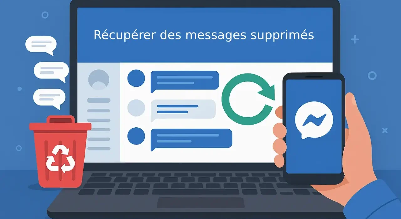 Récupérer des messages supprimés Messenger
