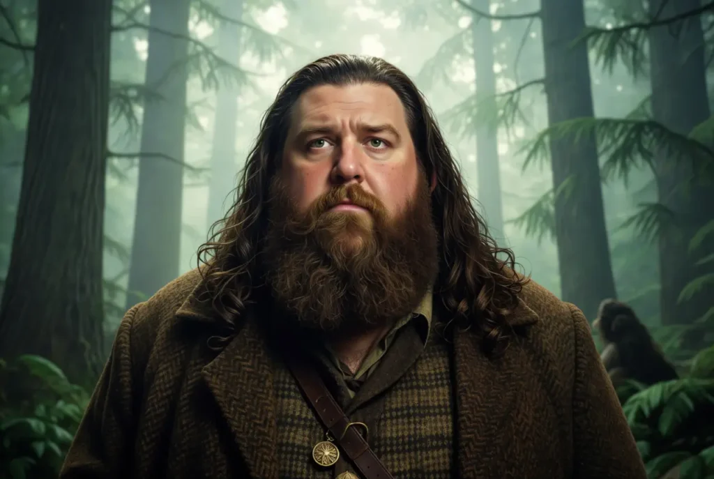 Hagrid interprété par Nick Frost