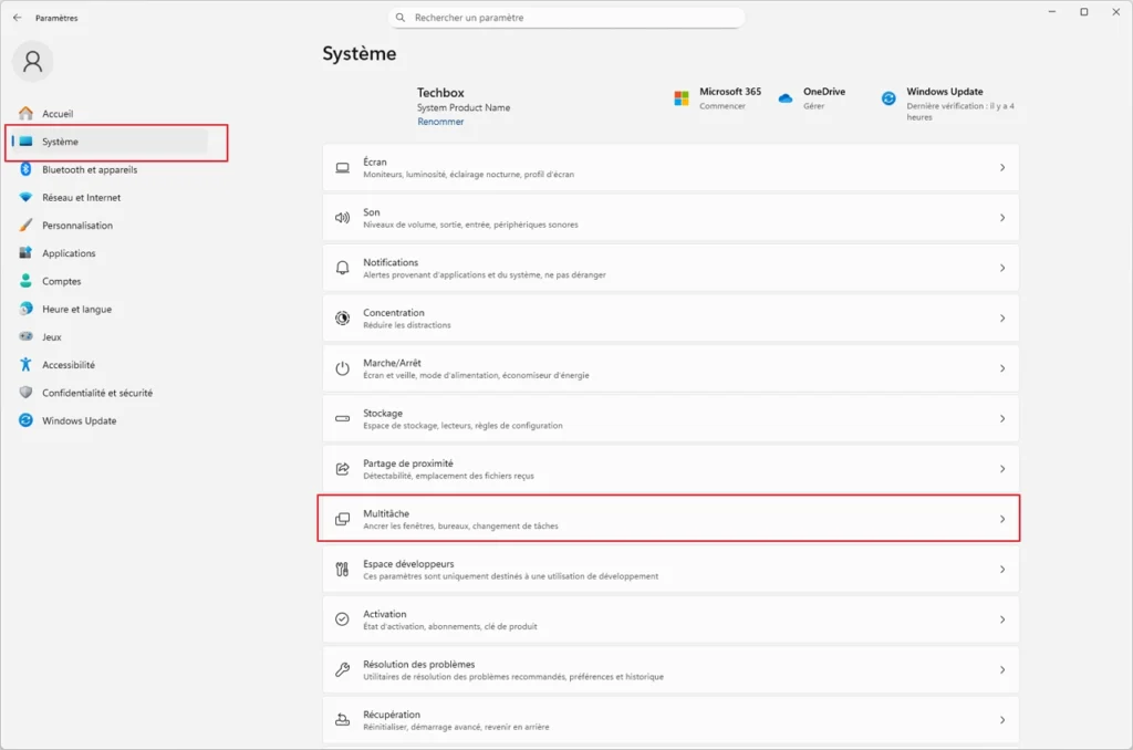 Ancrer les fenêtres Windows 11