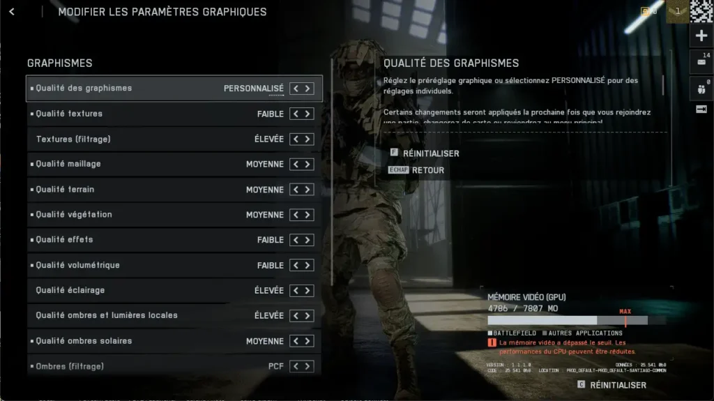 Battlefield REDSEC Les Meilleurs Paramètres