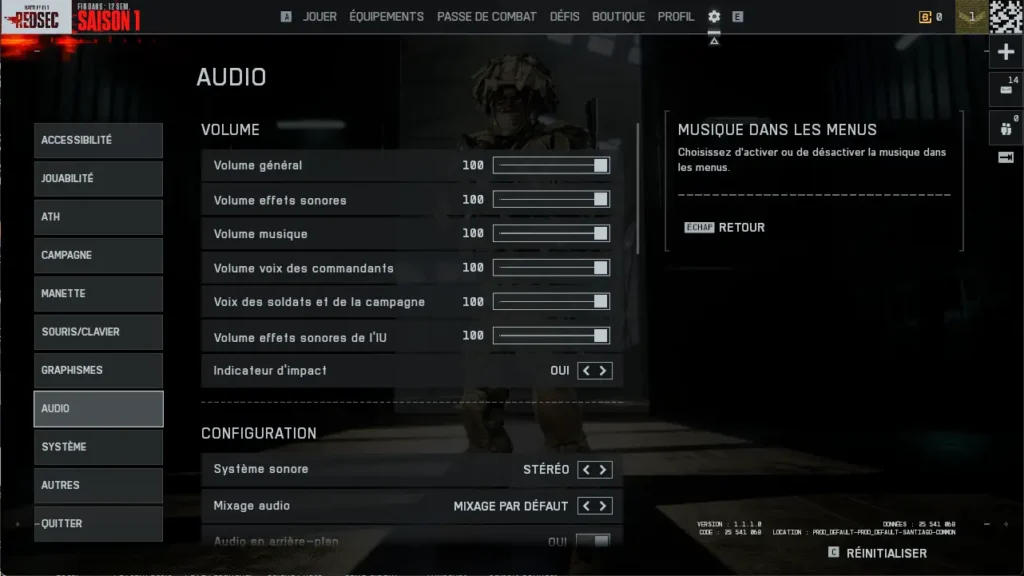 Battlefield REDSEC Les Meilleurs Paramètres