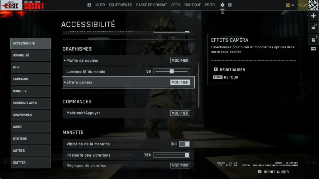 Battlefield REDSEC Les Meilleurs Paramètres