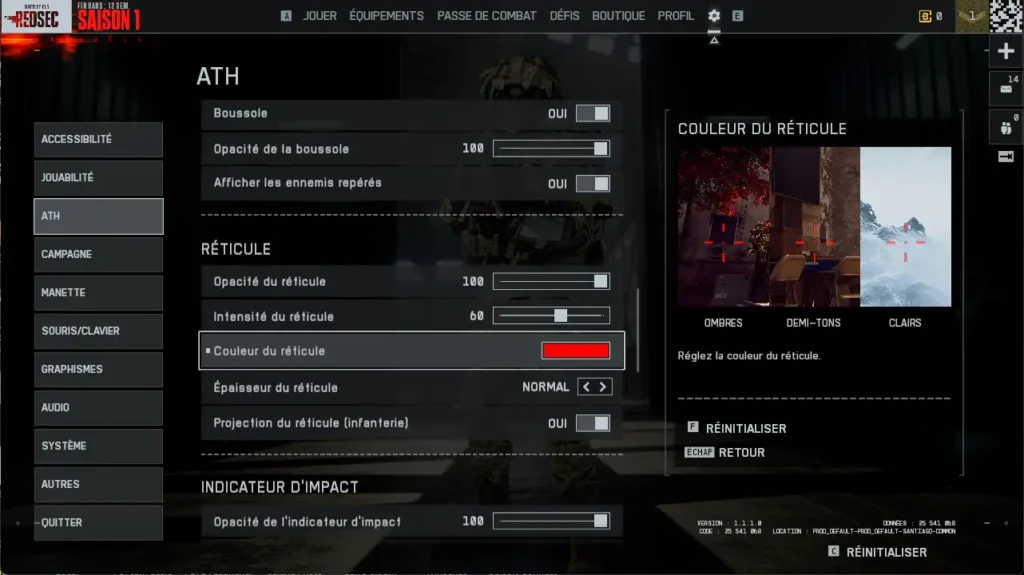 Battlefield REDSEC Les Meilleurs Paramètres