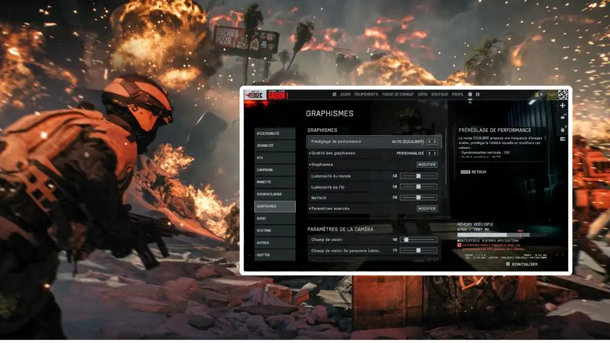 Battlefield REDSEC Les Meilleurs Paramètres