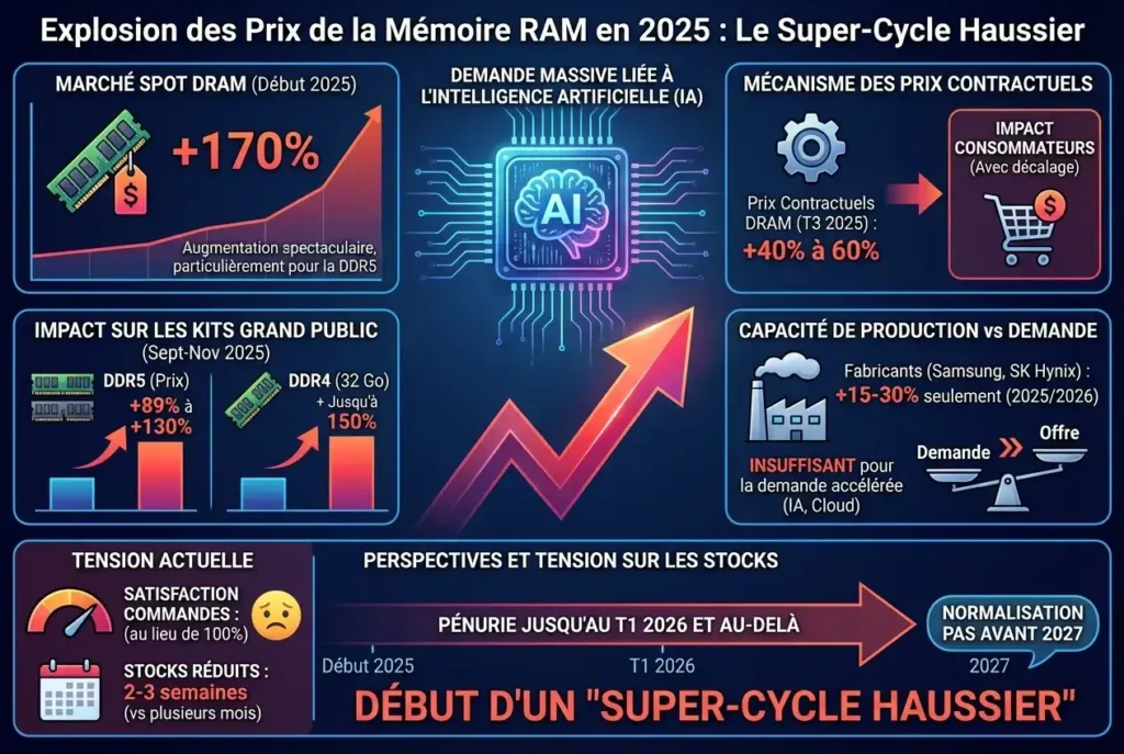 Flambée des prix de la RAM