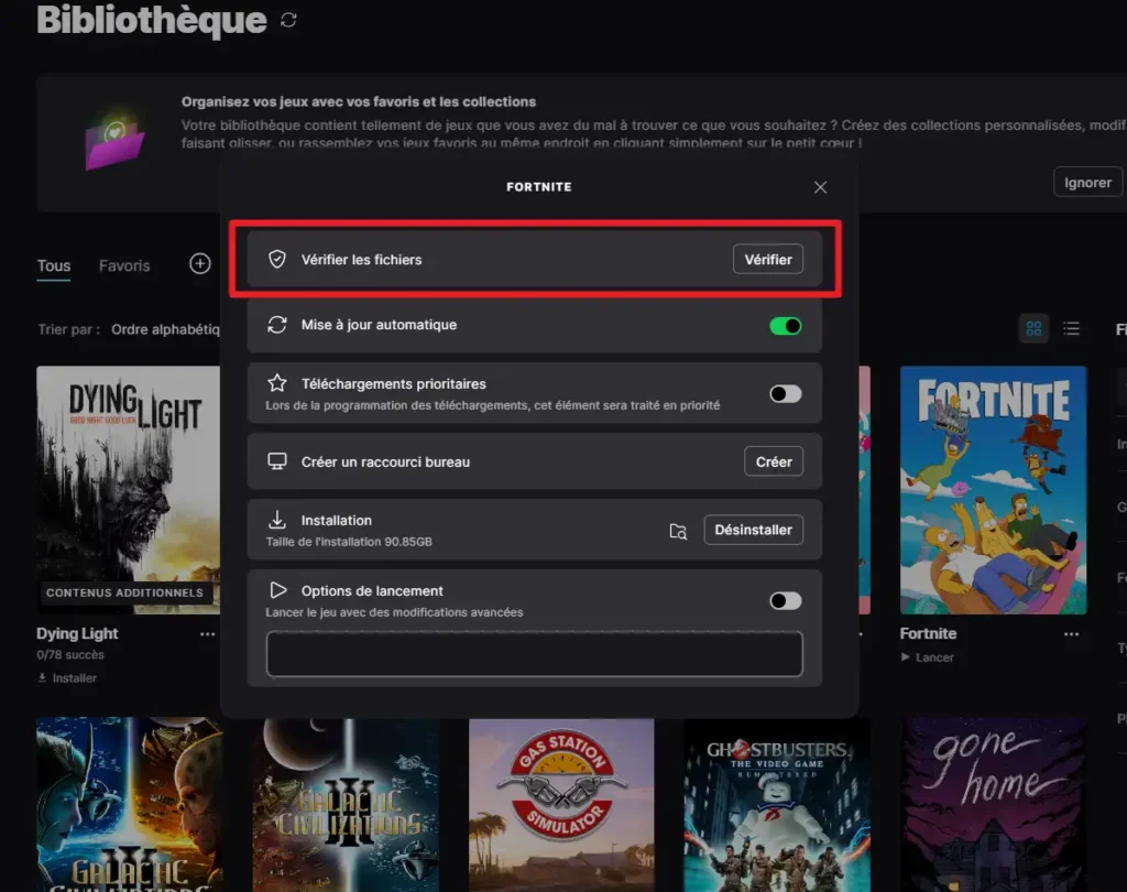 Fortnite se bloque constamment