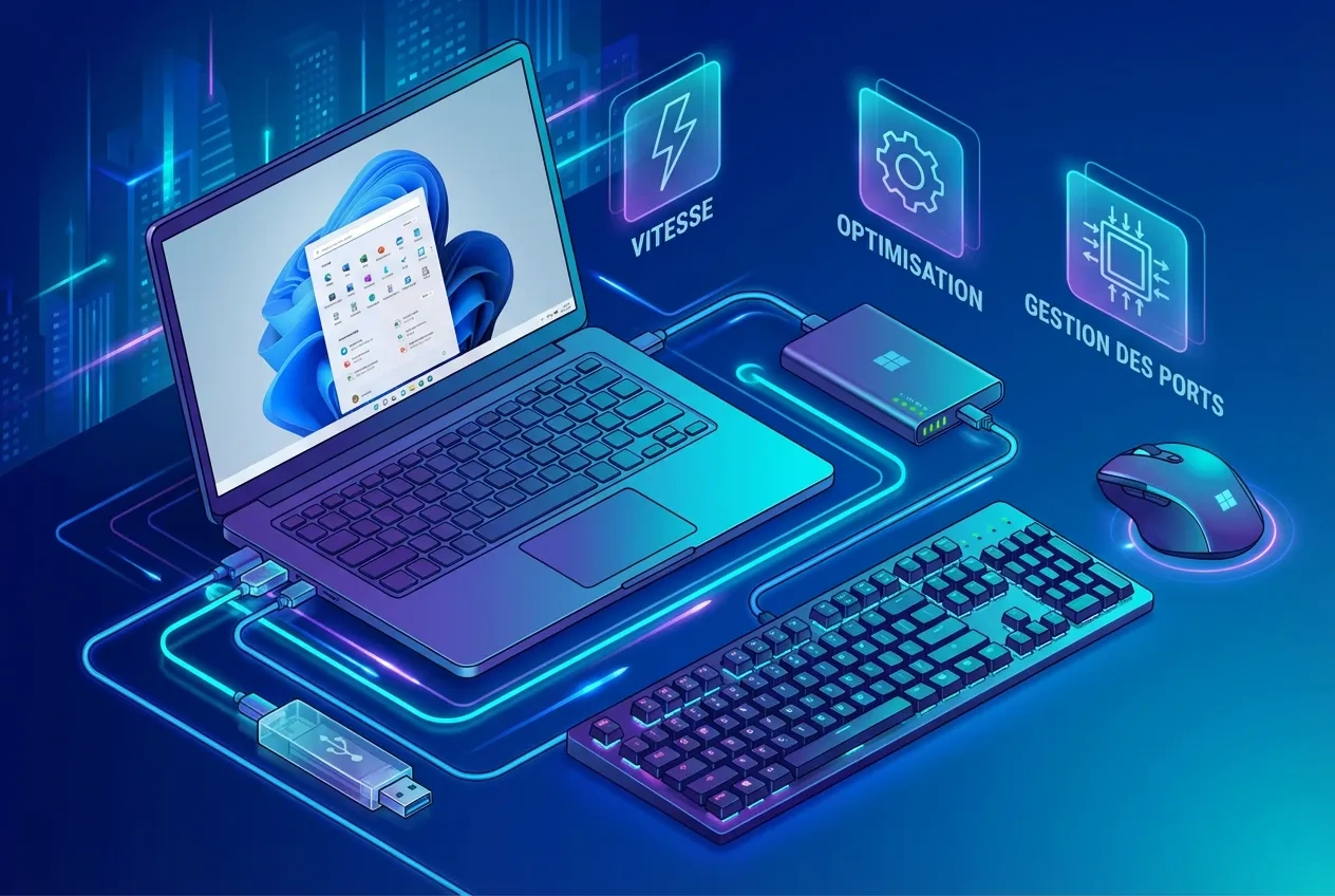 optimiser les performances de l'USB