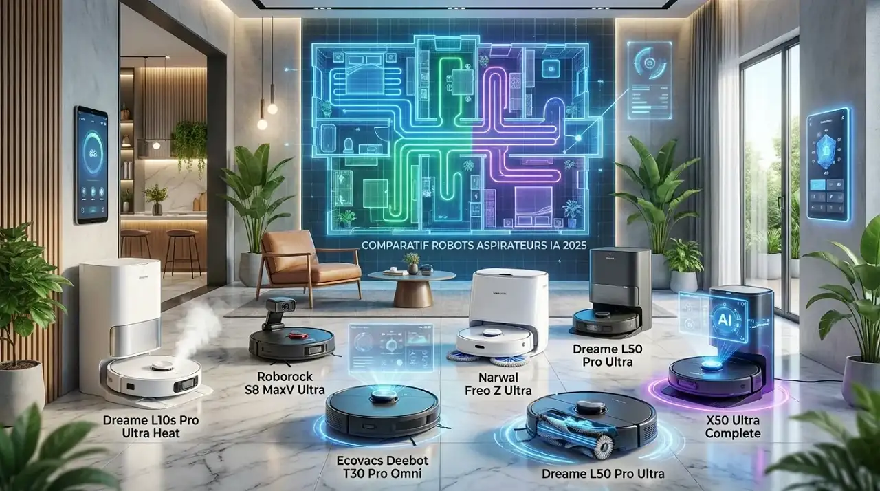 Meilleurs Aspirateurs Robots avec IA