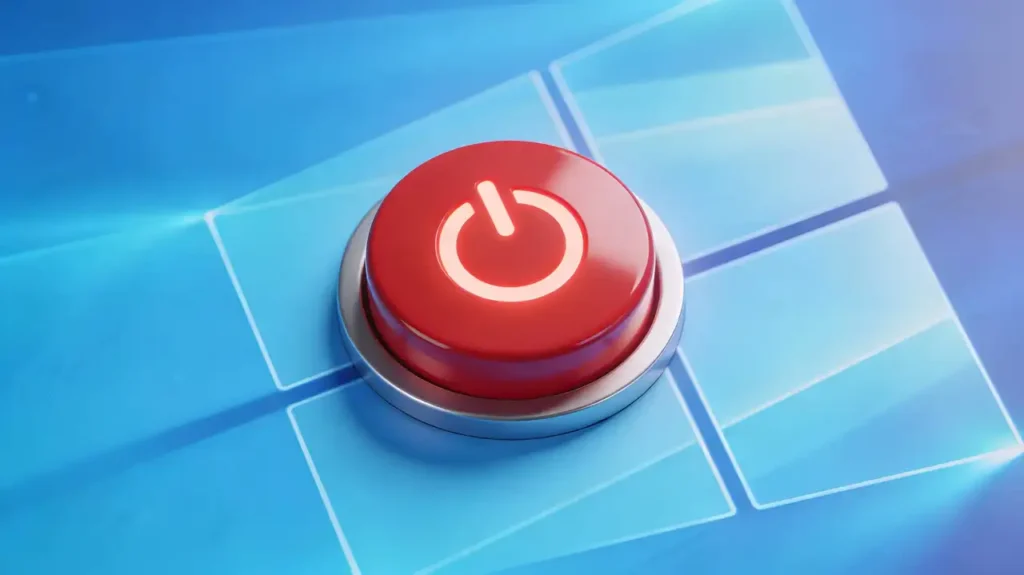 créer un raccourci arrêt PC bureau