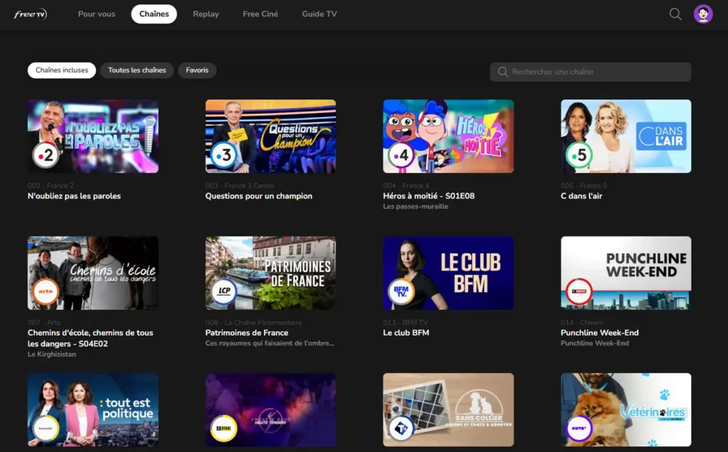 télévision en ligne