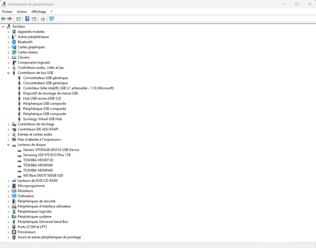 Clé USB non reconnue sous Windows 10/11