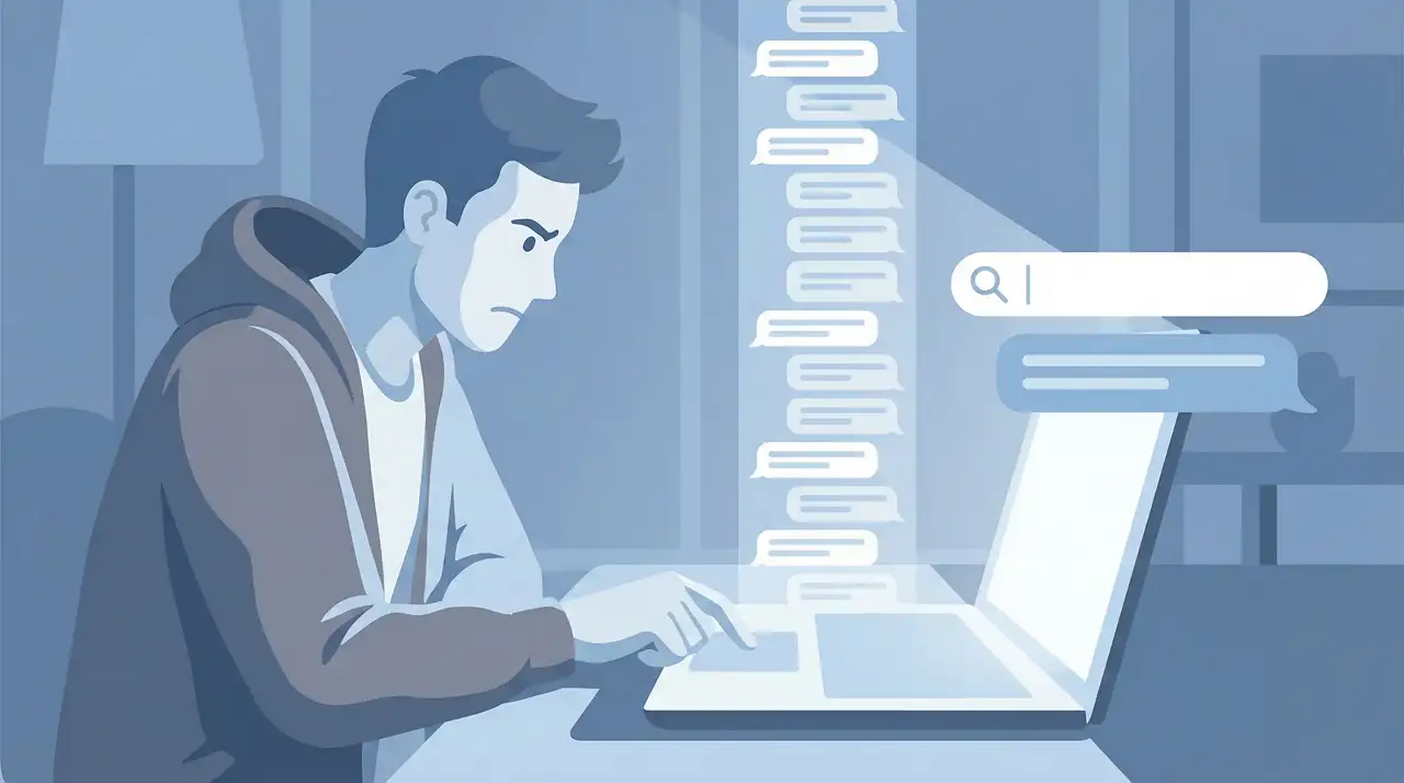 retrouver une ancienne conversation ChatGPT