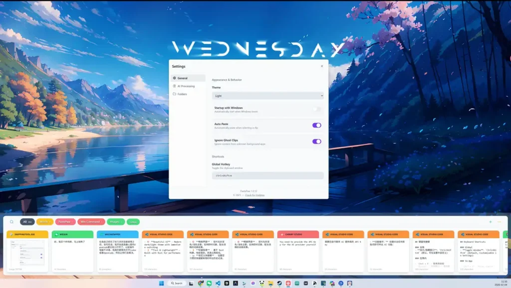 Gestionnaire de presse‑papiers Windows