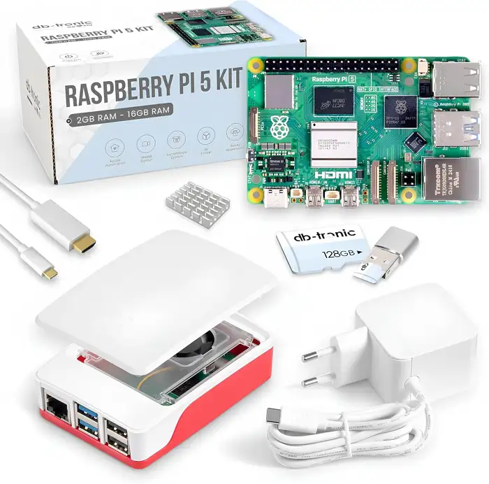 Raspberry Pi 5 8 Go Starter-Set | Édition 128 Go