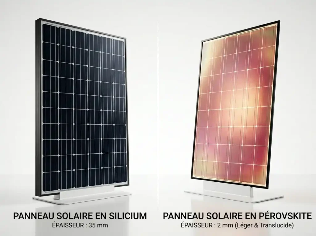 Panneau solaire pérovskite : la fin du règne du silicium a commencé Panneau solaire pérovskite