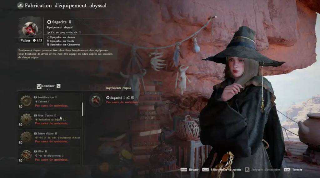 crimson desert améliorer équipement