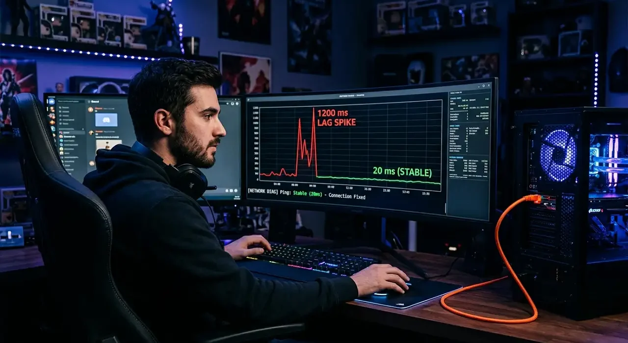 Latence gaming : pourquoi tous les conseils qu'on t'a donnés sont dans le mauvais ordre Latence gaming