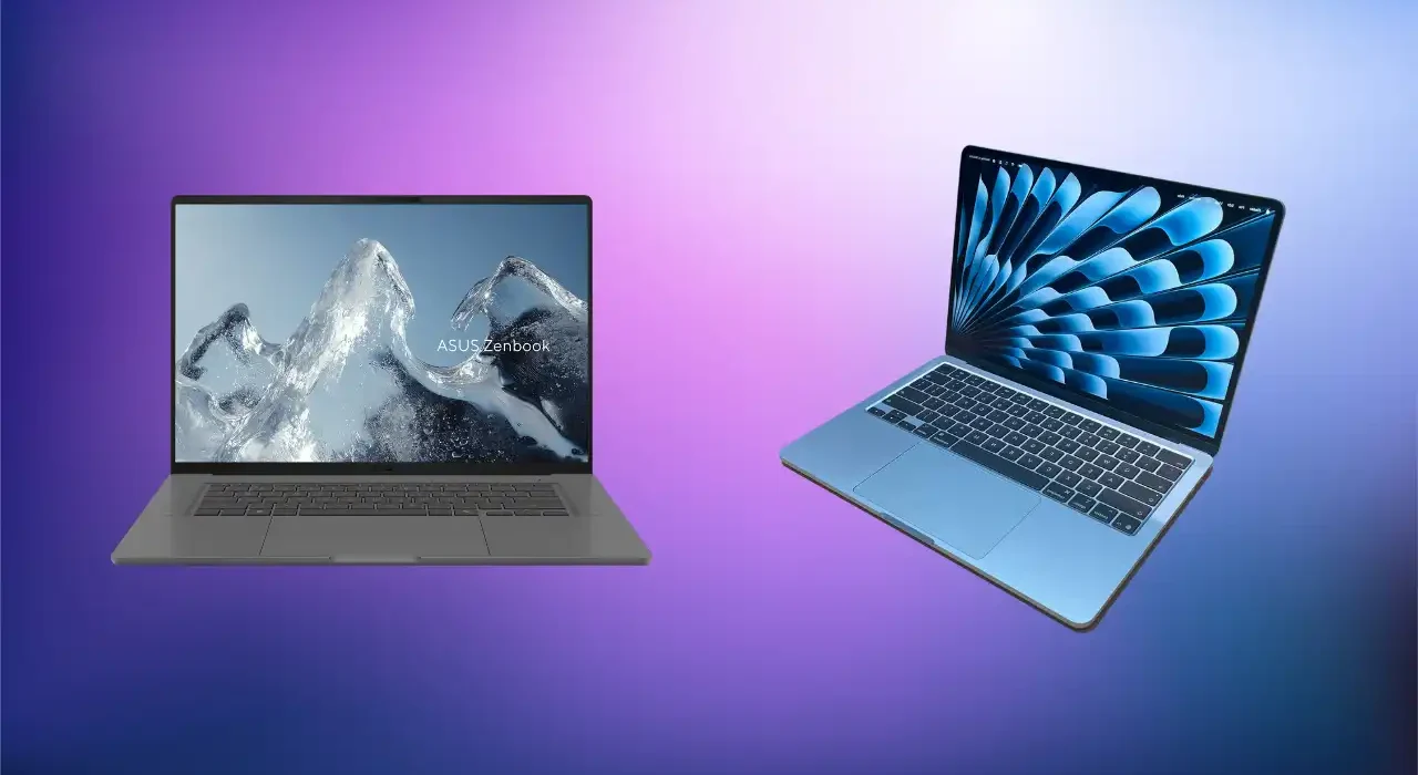 Zenbook A16 vs MacBook Air M5 : Qualcomm gagne les benchmarks, Apple garde la couronne Zenbook A16 vs MacBook Air M5