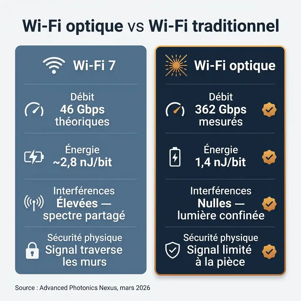 Wi-Fi optique
