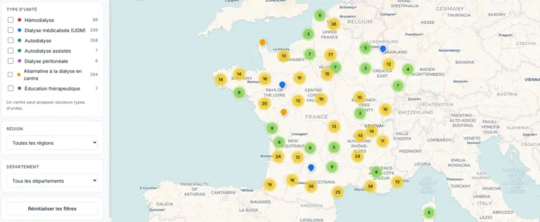 centres de dialyse en France