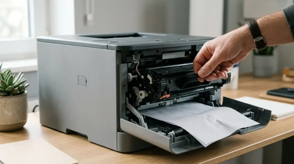 Imprimante qui imprime des pages blanches : le test qui révèle la vraie cause en 30 secondes Imprimante qui imprime des pages blanches