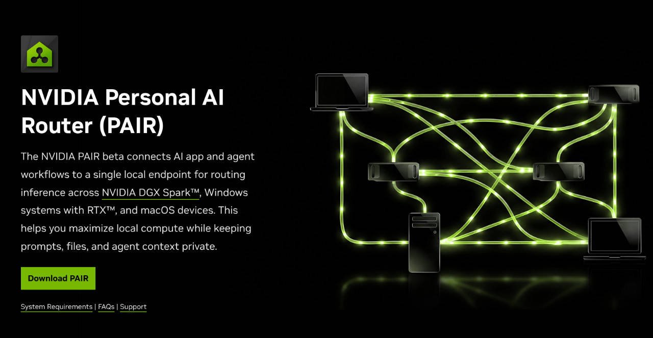 NVIDIA PAIR : le routeur IA personnel qui relie vos machines locales NVIDIA PAIR