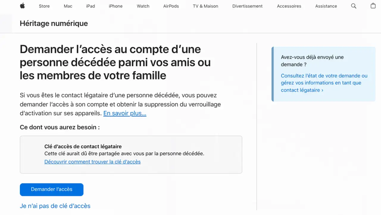 photos iPhone après décès